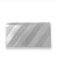 Glamour MINSK Silver Clutch Bag