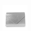 Glamour Glamour BERN Silver Diamanté Clutch Bag