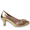 Le Babe Le Babe 3037S3 Gold Kitten heel w/Diamanté