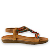 REDZ Redz USSERY Tan Multi Beaded Sandal