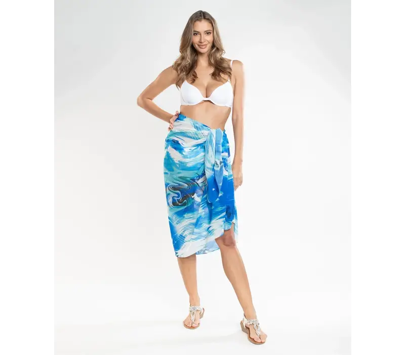 Pia Rossini MAURITIUS Sarong in Blue