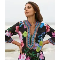 Pia Rossini SAMBA Tunic in Black Multi