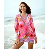 Pia Rossini S/S Pia Rossini COPACABANA Tunic in Pink Multi