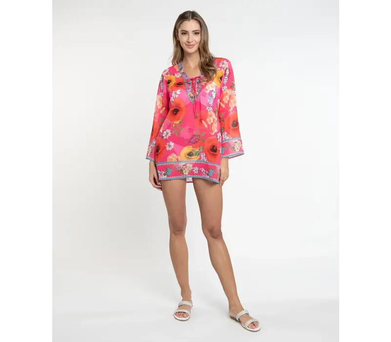 Pia Rossini COPACABANA Tunic in Pink Multi