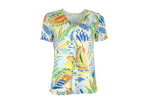 Julie Guerlande Julie Guerlande TS800 Lime multi T-Shirt