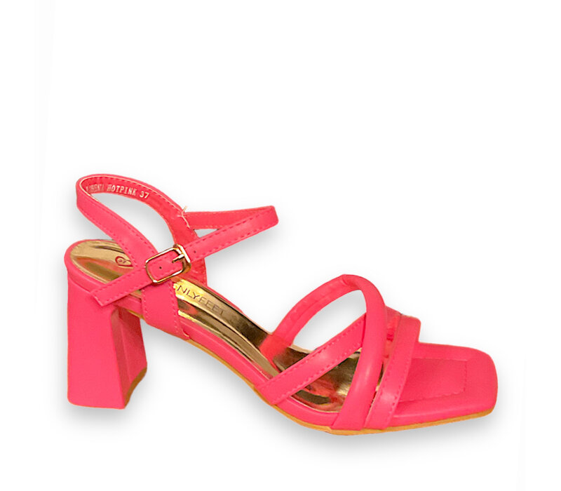 Heavenly Feet ATHENA Hot Pink Sandals