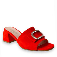 Le Babe 4552S4 Blood Orange Diamanté Sliders