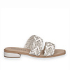 Caprice Caprice 27101 White/Silver Plait Sandals