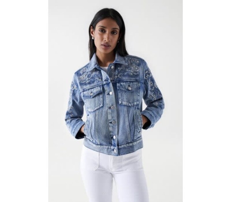 Salsa 21008186 Decorative Denim Jacket