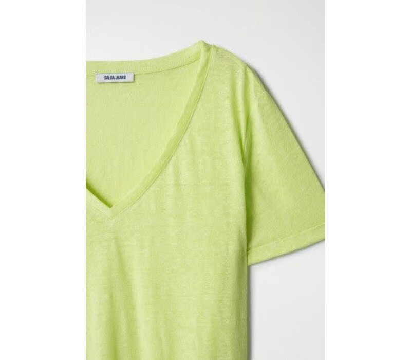 Salsa 21008469 Flax T-Shirt in Lime