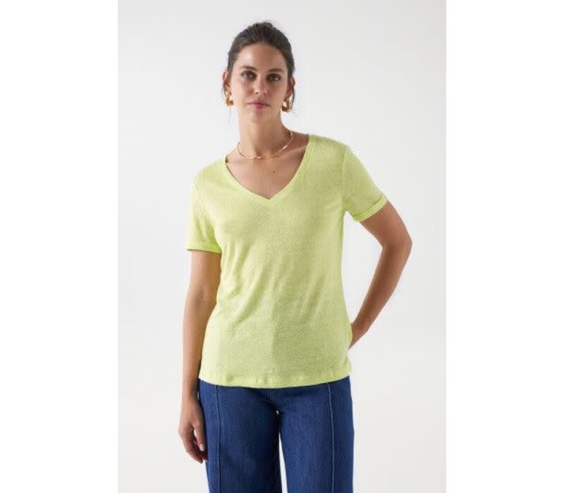 Salsa 21008469 Flax T-Shirt in Lime