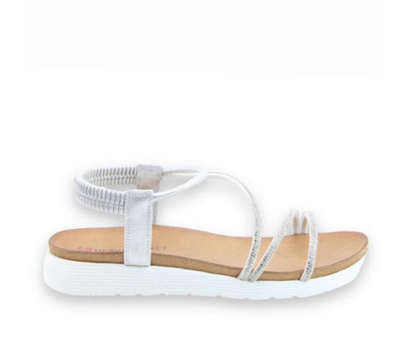 Heavenly Feet APEROL Silver Sandals