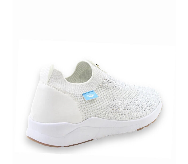 Heavenly Feet EVANGELINE White Sneaker