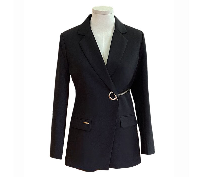 Goa Goa 111200255 Black Chain Blazer