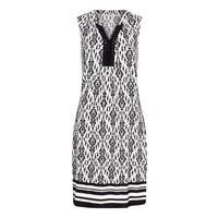 EsQualo 30233 Black & White Print Dress