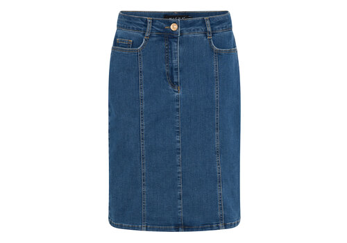 Micha S/S Micha 111 718 Dark Blue Denim Skirt
