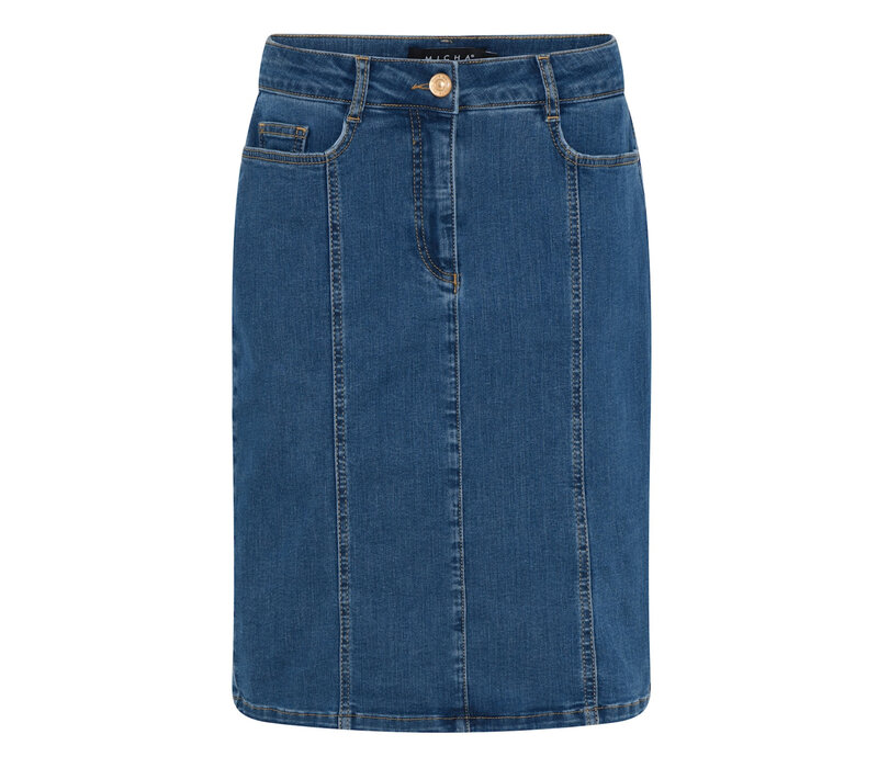 Micha 111 718 Dark Blue Denim Skirt