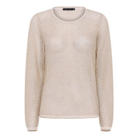 Micha 175 146 Gold/Beige Lurex Sweater
