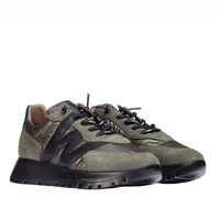 Wonders A-2464 Olive/Black Sneakers