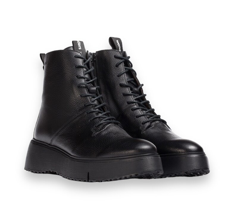 Wonders A-9350 Black Tracker Boots