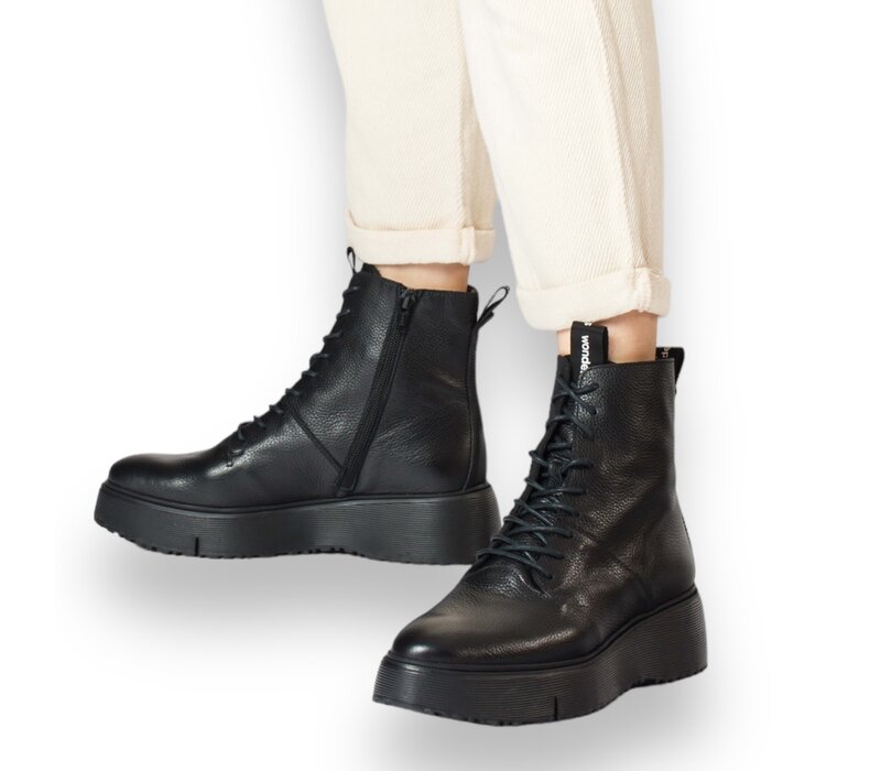 Wonders A-9350 Black Tracker Boots