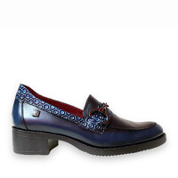 Jose Saenz 2189-LIMC Navy Loafer