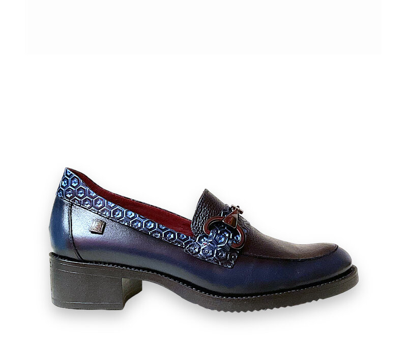 Jose Saenz 2189-LIMC Navy Loafer