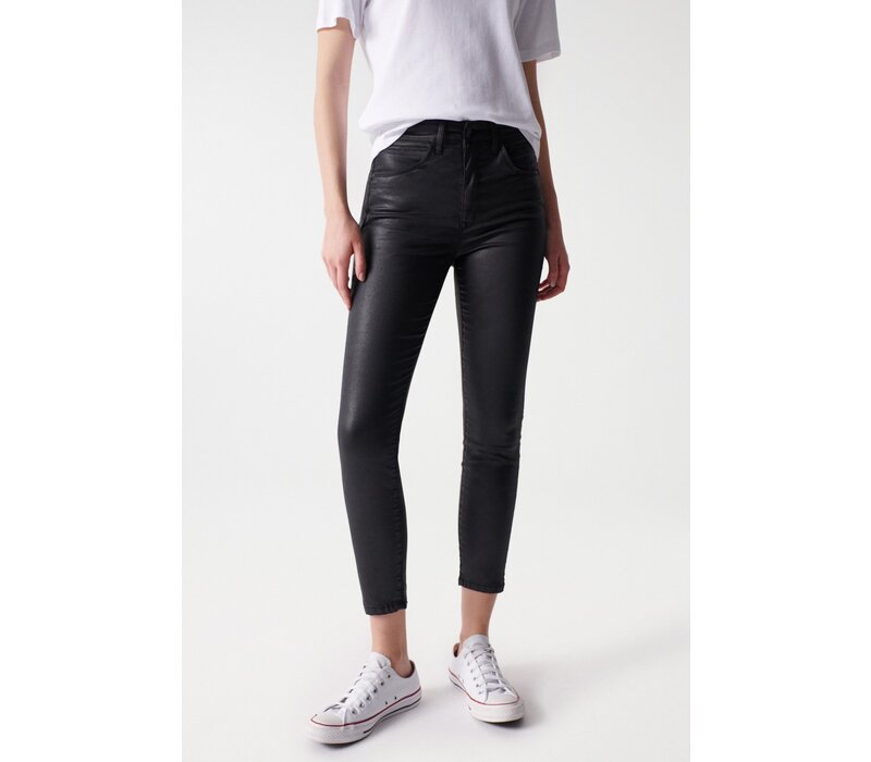 Salsa FAITH Push in cropped Faux Leather Jeans