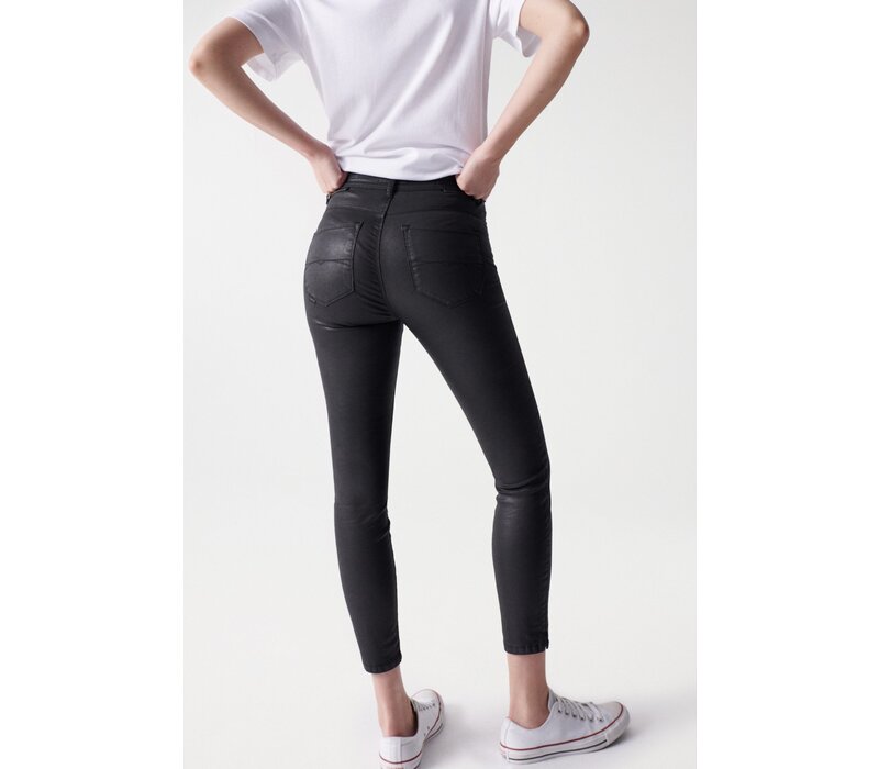 Salsa FAITH Push in cropped Faux Leather Jeans