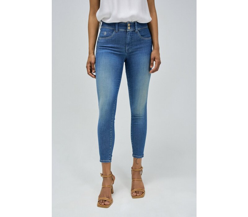 Salsa SECRET Push in Cropped Jeans pocket detail