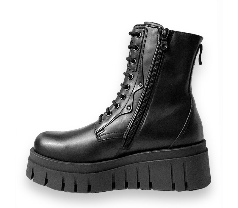 NeroGiardini I411921D Black Leather A/Boot
