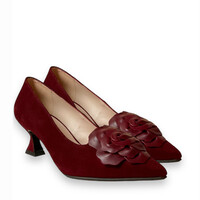 Marian 1809 Bordo Suede 6mm Heel Shoes