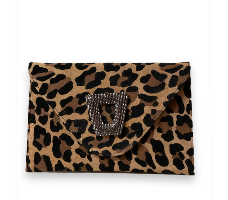 Marian 106 SAVANA Leopard Print Clutch