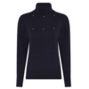 Micha A/W Micha 176 135 Navy Poloneck Sweater