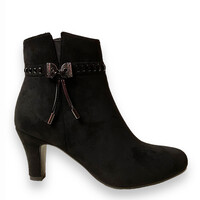 SPROX D5326 Black Suede A/Boots 7cm