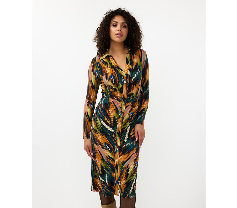 EsQualo 30503 UNIVERSE LIGHT Print Dress