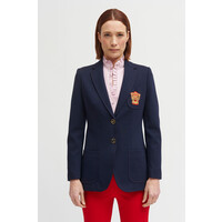 Bariloche BAZA Navy Creasted Blazer