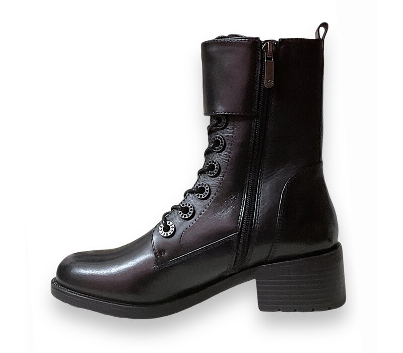 Regarde le Ciel EMILY Blacl Leather A/Boots