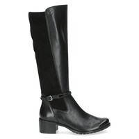 Caprice 25600 Black Stretch knee hi Boot