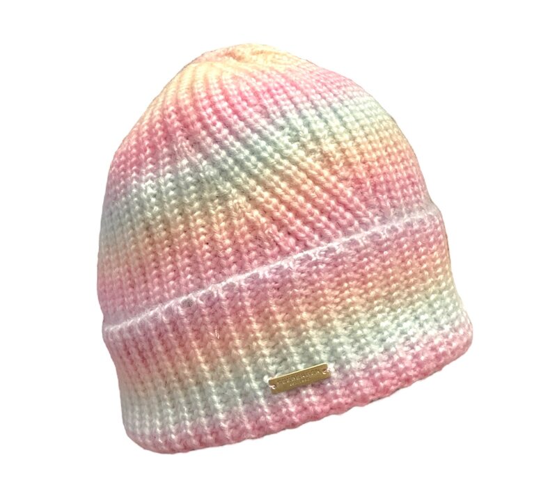 Seeberger 019464 Pink Knit Turn up  Beanie