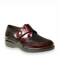 Pitillos 10021 Burgundy Velcro Shoes
