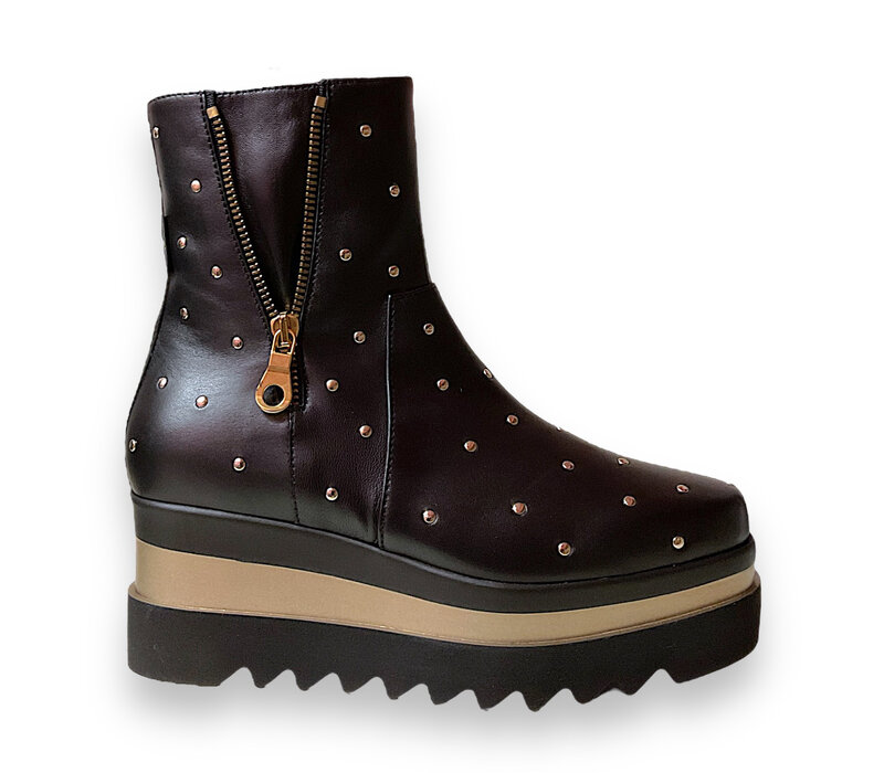 MarcoMoreo ZIP and Gold Studded Boots