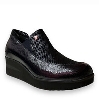 MarcoMoreo Dark Navy SHEEN Slip On Shoe