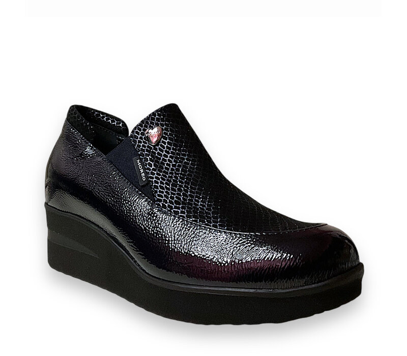 MarcoMoreo Dark Navy SHEEN Slip On Shoe