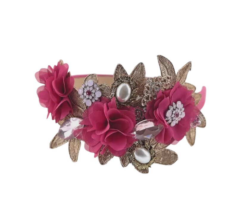 Flormoda ELIA Fuchsia Headband