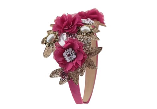 Flormoda Flormoda ELIA Fuchsia Headband