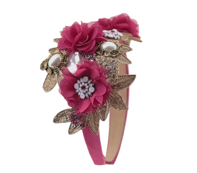 Flormoda ELIA Fuchsia Headband
