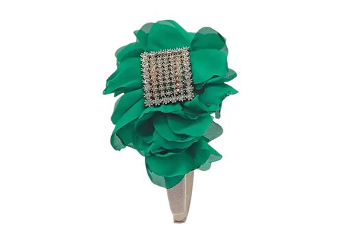 Flormoda Flormoda KELLY Green & Diamanté Headband