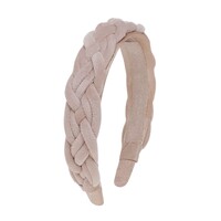 Flormoda BRENDA Beige Braided Headband