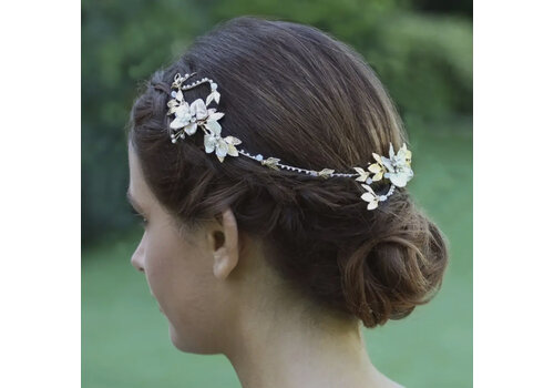 Flormoda Flormoda AIDA Silver Bridal Headdress